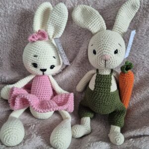 Peluches crochetées à la main