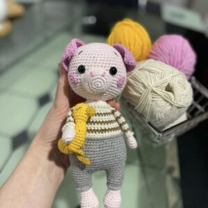 Cochon et son poussin